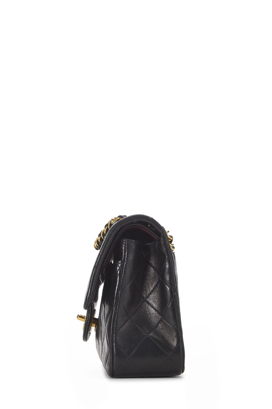 Black Quilted Lambskin Classic Double Flap Medium, , large image number 2