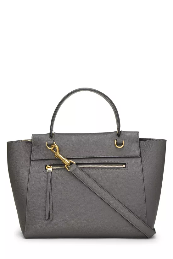 Black Grained Calfskin Belt Bag Micro, , large image number 3