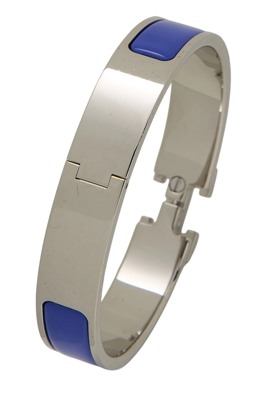 Blue Enamel Clic-Clac H Narrow PM, , large image number 1