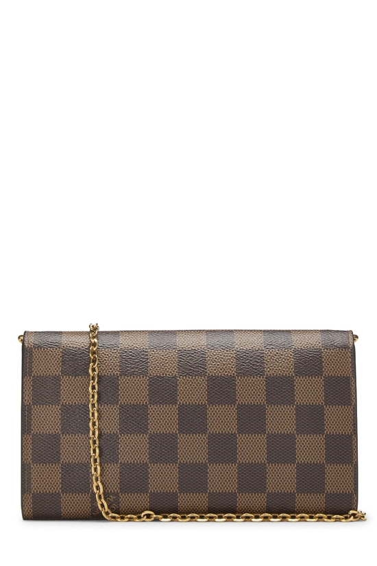 Damier Ebene Croisette Wallet on Chain (WOC) PM, , large image number 3
