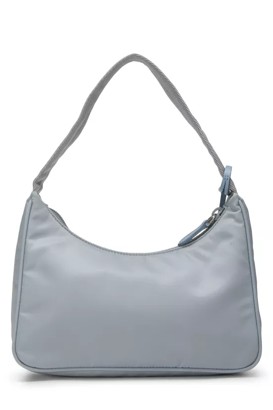 Blue Tessuto Nylon Re-Edition 2000 Hobo Mini, , large image number 3