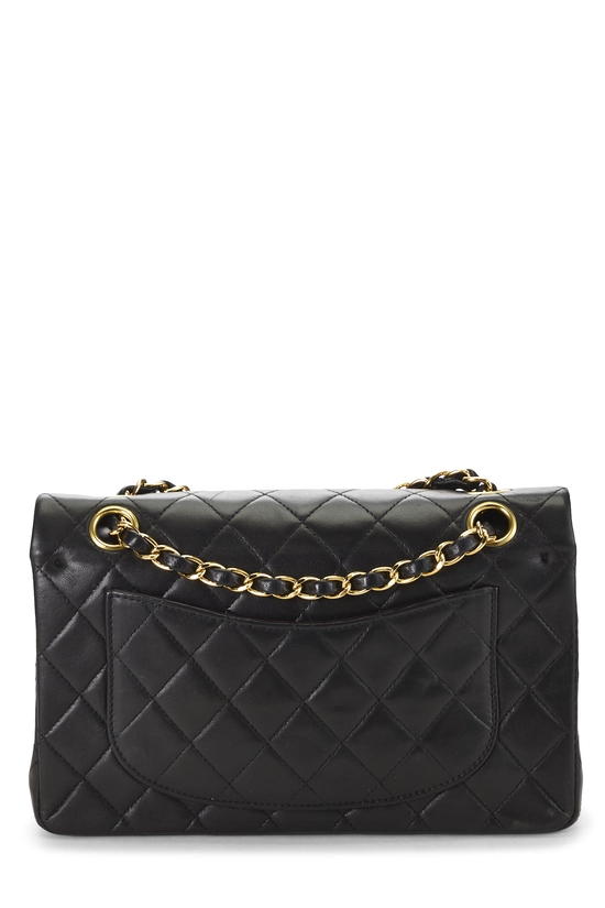 Black Quilted Lambskin Classic Double Flap Small, , large image number 3
