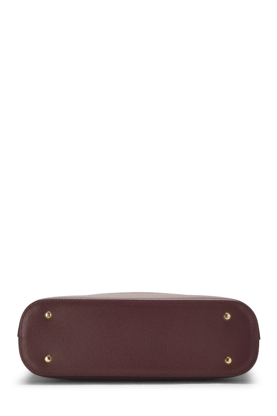 Burgundy House Check Bucket Shoulder Bag Small, , large image number 4