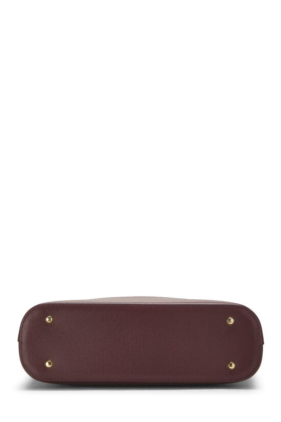 Burgundy House Check Bucket Shoulder Bag Small, , large image number 4