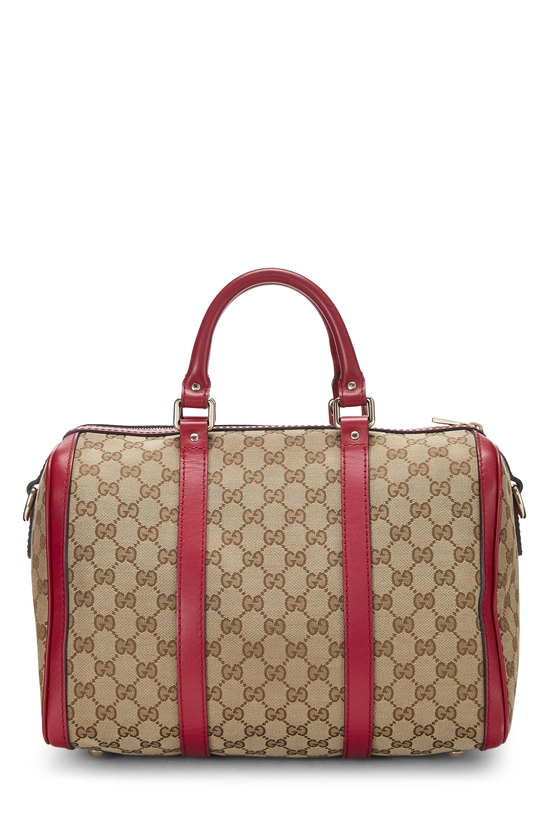 Red Original GG Canvas Boston Handbag Medium, , large image number 3