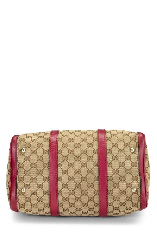 Red Original GG Canvas Boston Handbag Medium, , large image number 4