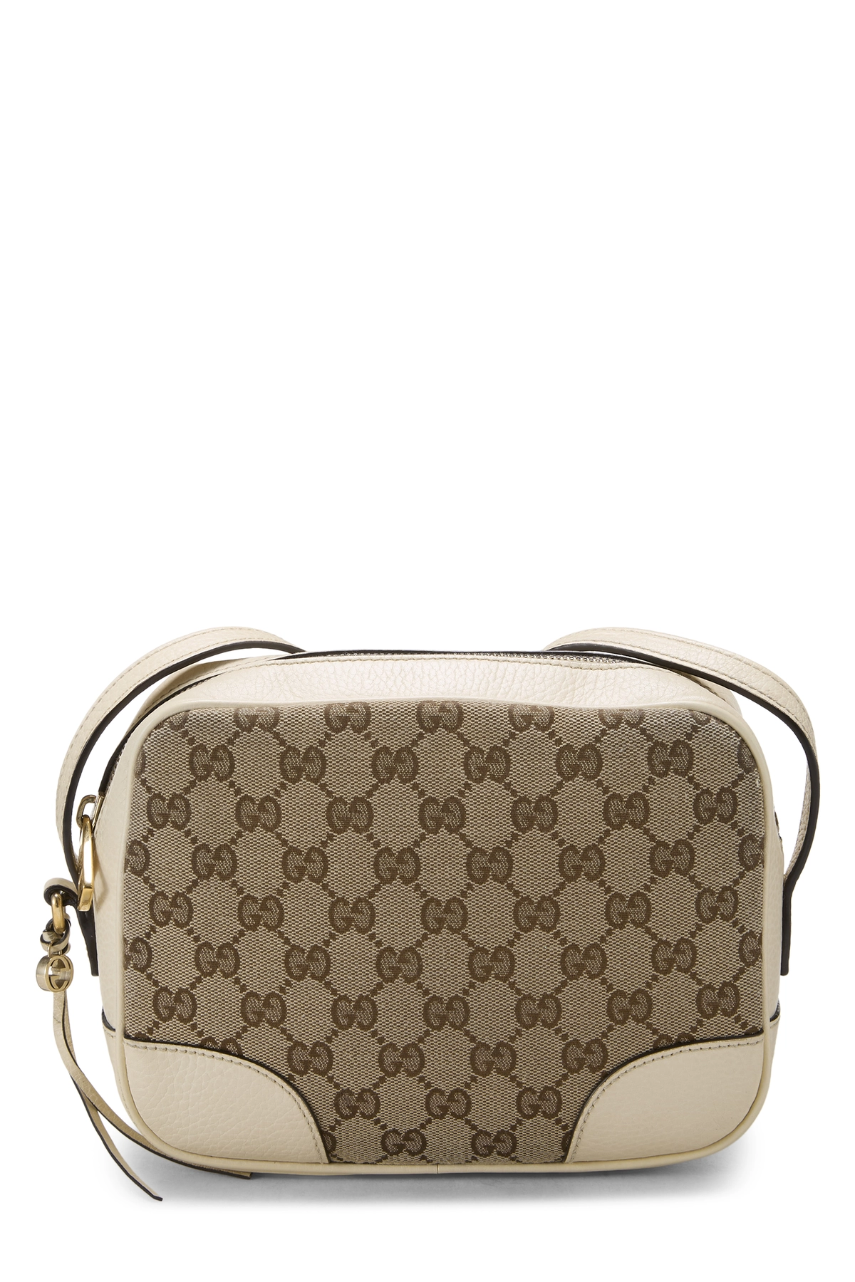 Gucci White Original GG Canvas Bree Crossbody