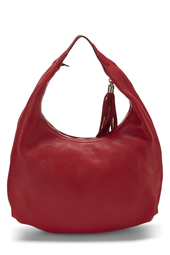 Red Leather Soho Hobo Large, , large image number 3