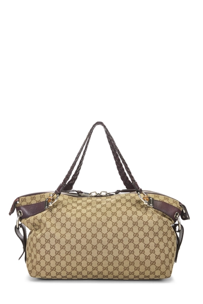 Gucci Original GG Canvas Bamboo Braided Handbag — photo 1