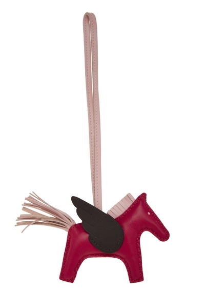 Multicolor Milo Leather Rodeo Pegase Bag Charm PM, , large