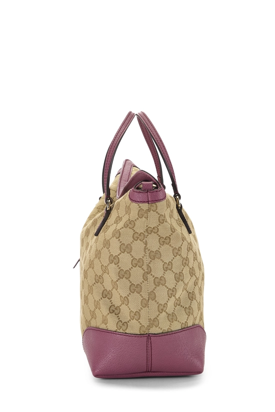 Pink Original GG Canvas Bree Handbag, , large image number 2