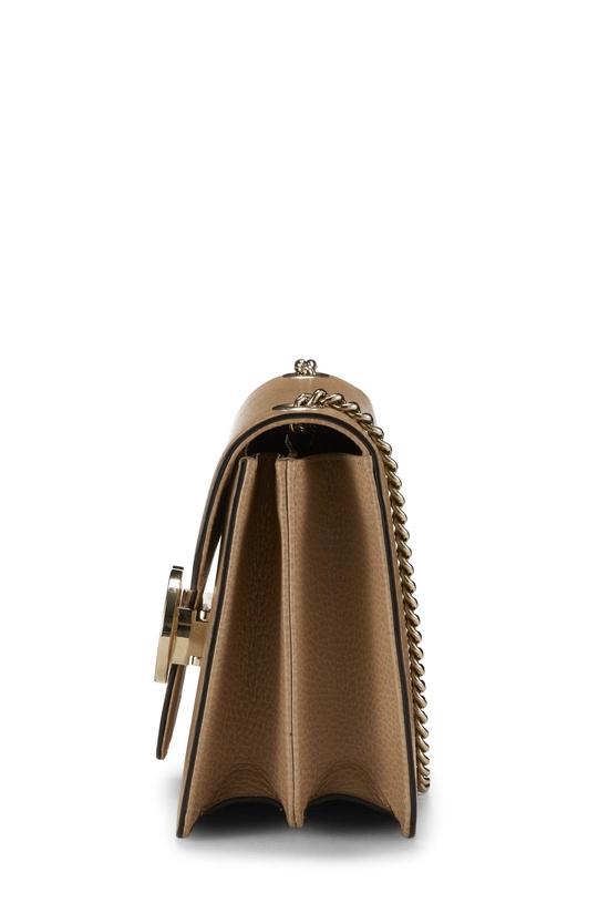 Beige Leather Interlocking Crossbody Small, , large image number 2