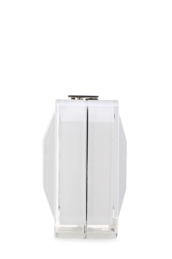 White Acrylic Minaudiere, , large image number 2