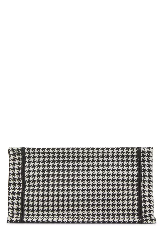 Black & White Houndstooth Canvas Book Tote Small, , large image number 4