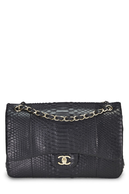 Chanel Jumbo Double Flap Bag Black Caviar Leather - Love Luxe