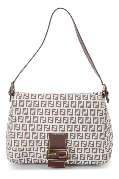 Fendi Brown Zucchino Canvas Mama