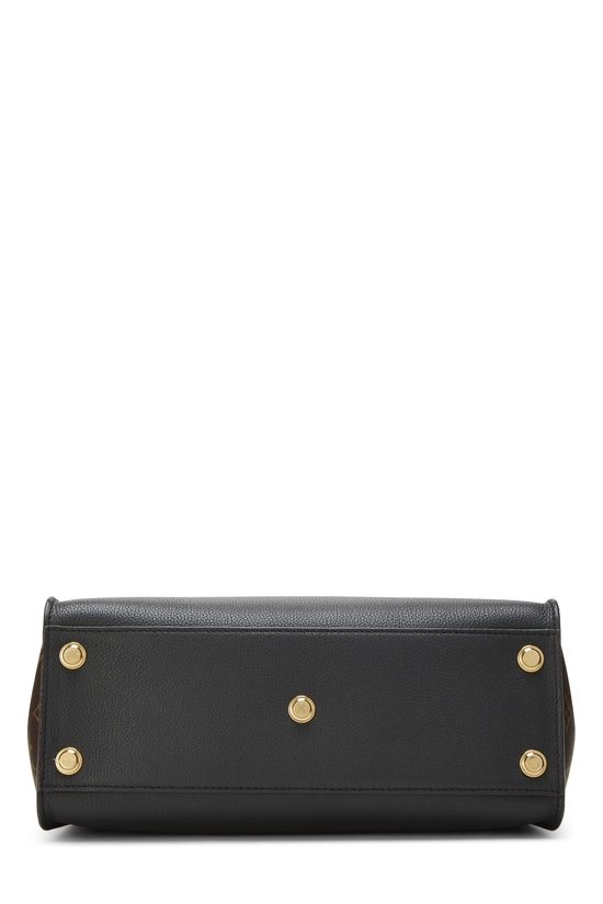 Black Calfskin Monogram On My Side MM, , large image number 4