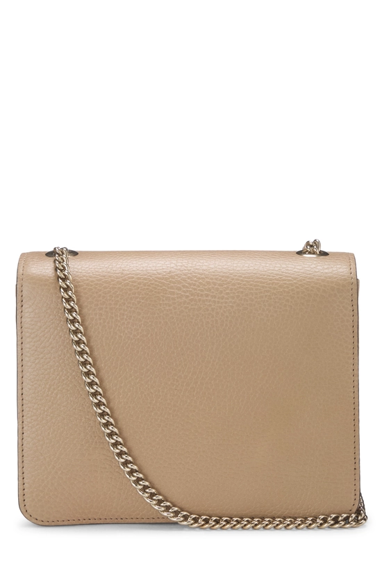 Beige Leather Interlocking Crossbody Small, , large image number 3