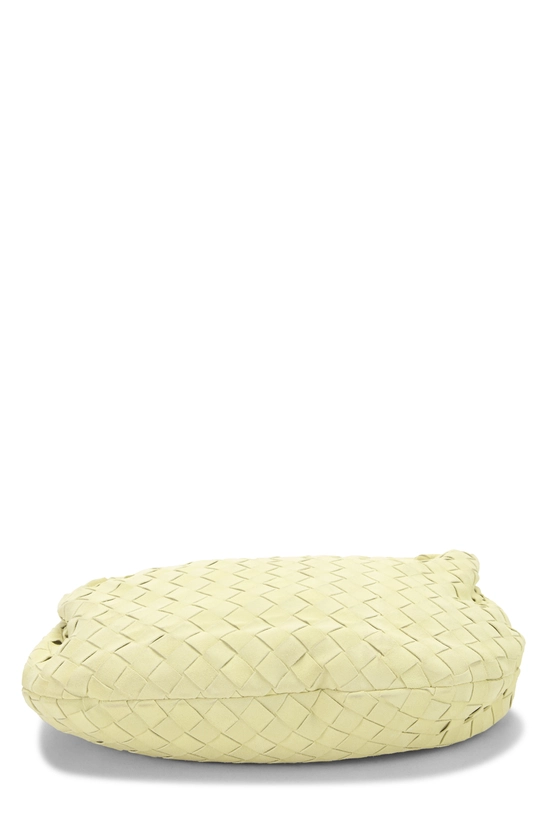 Yellow Intrecciato Suede Teen Jodie, , large image number 4