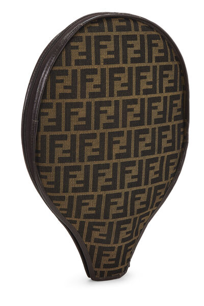 Brown Zucca Canvas Tennis Racket Cover, , large