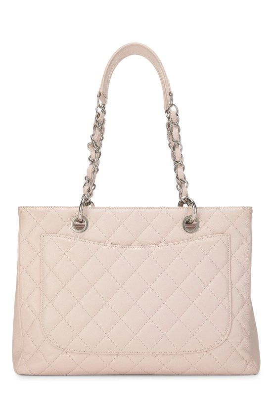 Pink Quilted Caviar Grand Shopping Tote (GST), , large image number 3