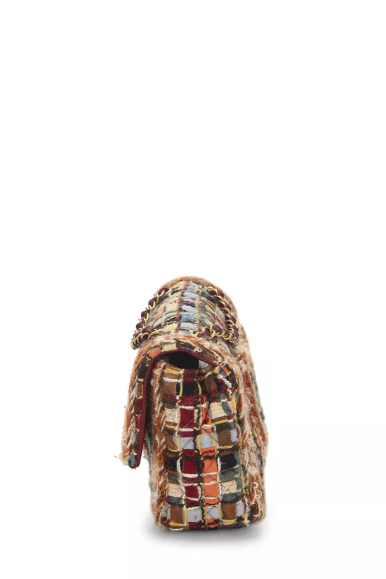 Multicolor & Metallic Tweed Half Flap Medium, , large image number 2