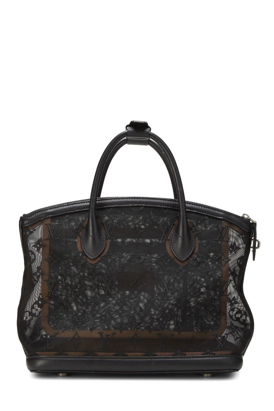Black Monogram Mesh Transparence Lockit, , large image number 3