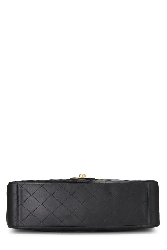 Black Quilted Lambskin Half Flap Maxi, , large image number 5