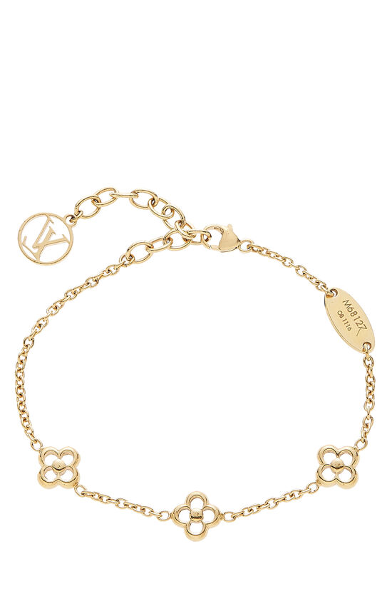 Gold Logo Flowerful Bracelet, , large image number 1