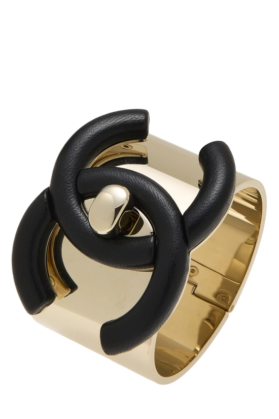 Gold 'CC' Cuff, , large image number 0