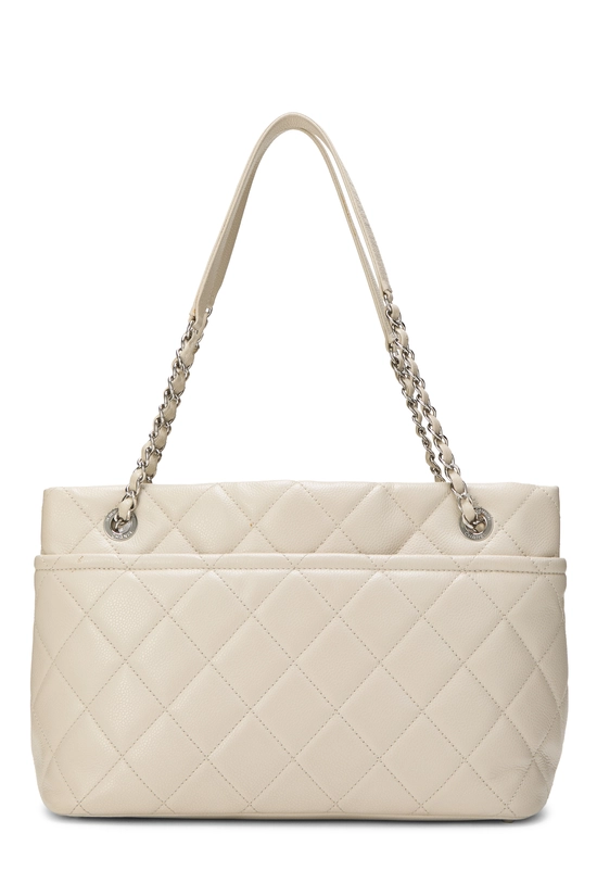 Cream Caviar Timeless 'CC' Soft Shopper Small, , large image number 3