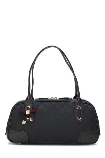 Gucci Black GG Canvas Princy Handbag