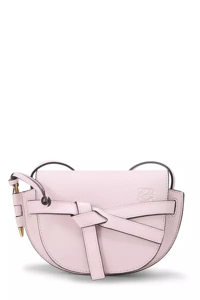 Pink Calfskin Gate Bag Mini