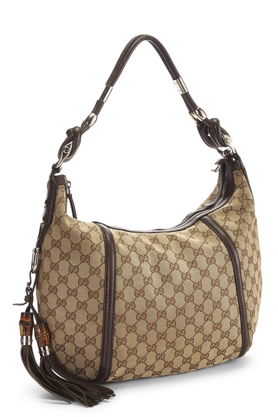 Original GG Canvas Techno Horsebit Hobo, , large image number 1