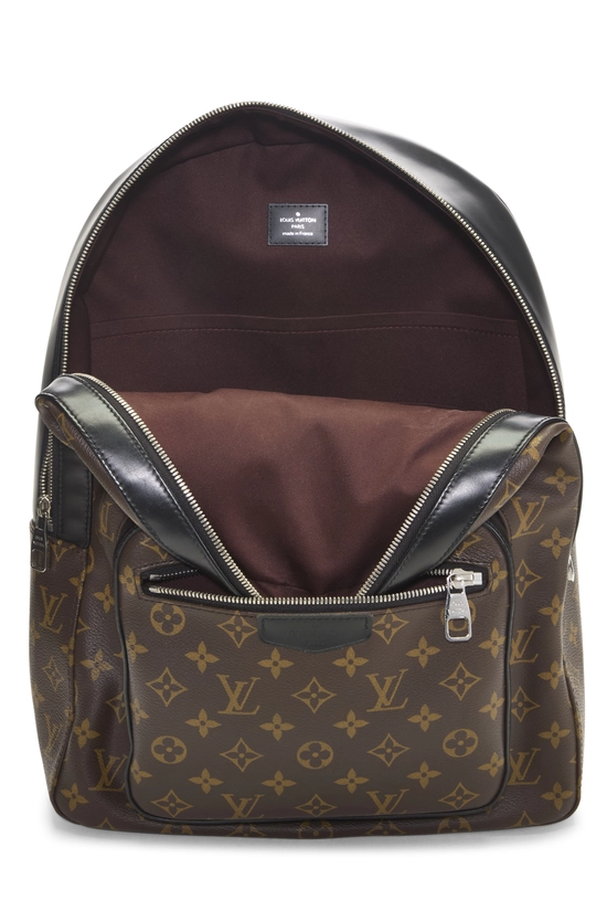 Monogram Canvas Macassar Josh Backpack, , large image number 5
