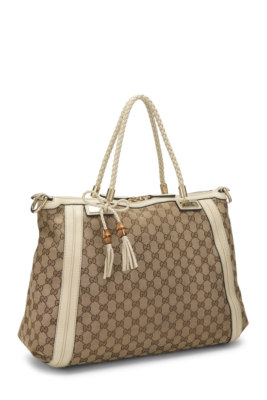 Cream Original GG Canvas Bella Tote, , large image number 1