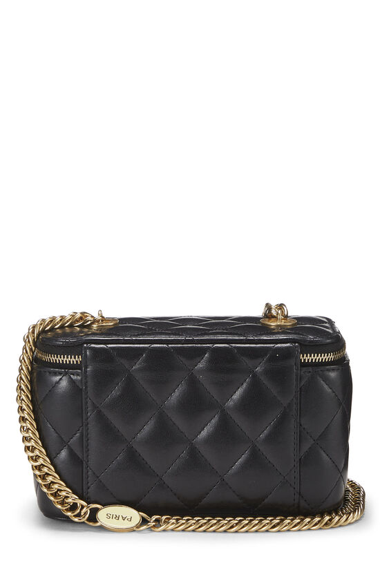 Black Quilted Lambskin Vanity Small, , large image number 3