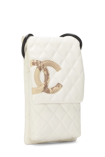 Chanel White Quilted Calfskin Cambon Flap Crossbody — photo 2