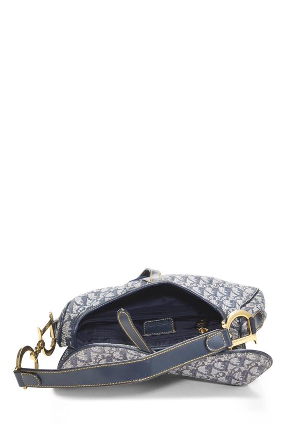 Navy Trotter Canvas Saddle Bag, , large image number 5