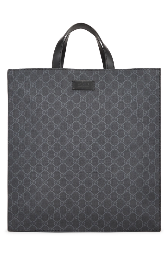 Black GG Supreme Canvas Tote, , large image number 0