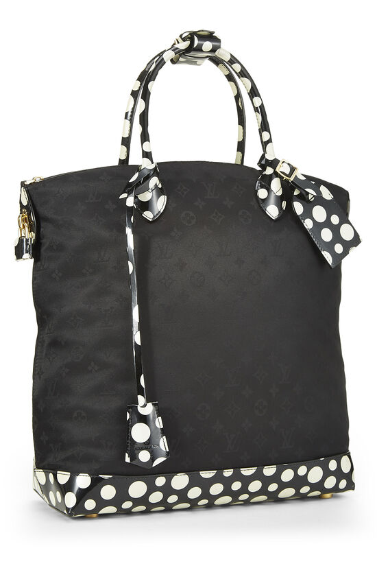 Leather handbag Louis Vuitton x Yayoi Kusama Black in Leather