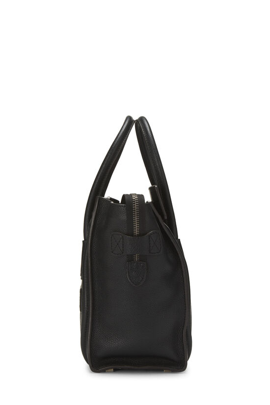 Black Drummed Calfskin Luggage Micro, , large image number 2