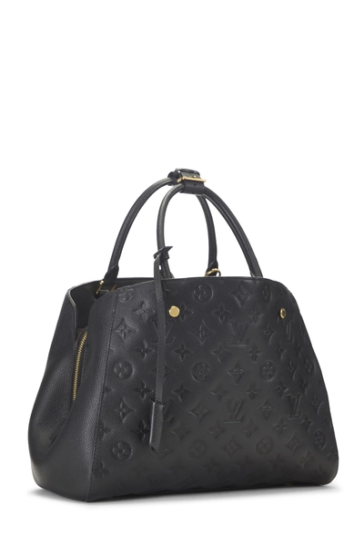Louis Vuitton Black Monogram Empreinte Montaigne MM — photo 2