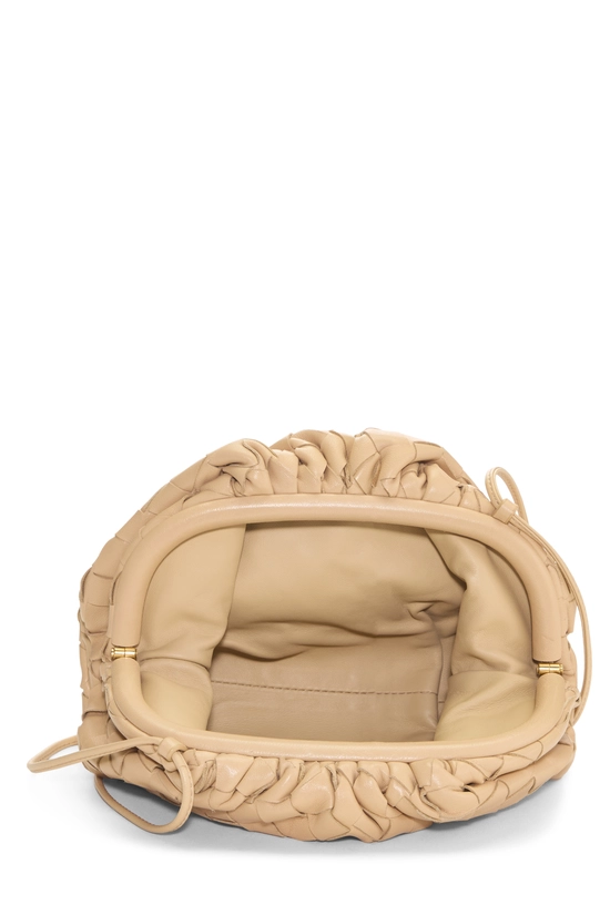 Beige Intrecciato Leather "The Pouch" Mini, , large image number 5