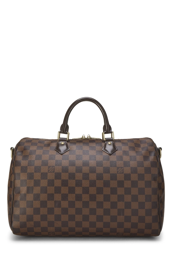 Damier Ebene Speedy Bandouliere 35, , large image number 0