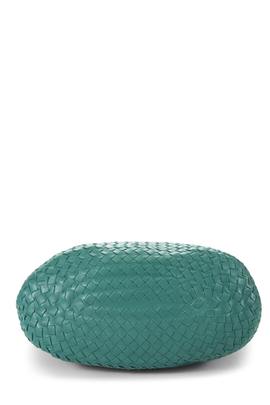 Green Intrecciato Tote, , large image number 4