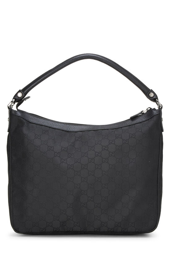 Black GG Nylon Abbey Pocket Tote, , large image number 3