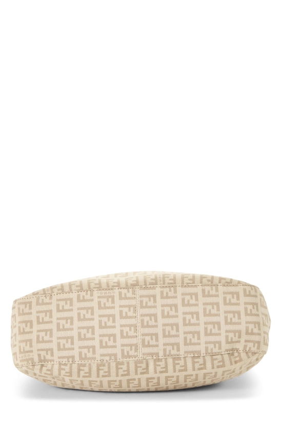 Beige Zucchino Canvas Shoulder Bag, , large image number 4