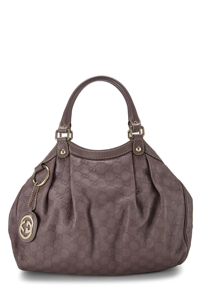 Purple Guccissima Sukey Tote