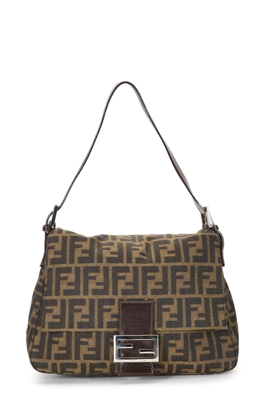 Fendi Brown Zucca Canvas Mama